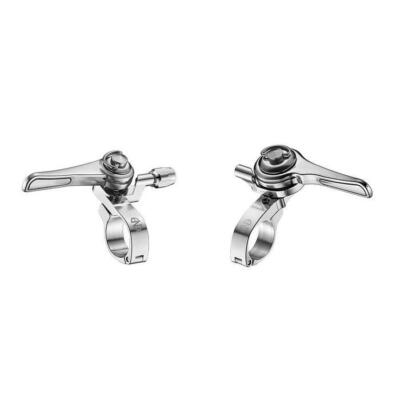 DIA-COMPE ENE CICLO 11S Thumb Shifter Pair ''Silver'' Vintage Retro Classic Bike
