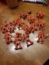 Lot of 14 Red Firemen Firefighter Unbranded Plastic