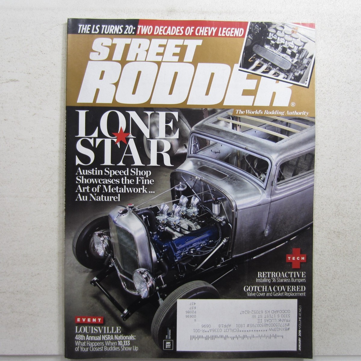 Street Rodder Jan 2018 Austin Metalwork Speed Shop, 48th NSRA