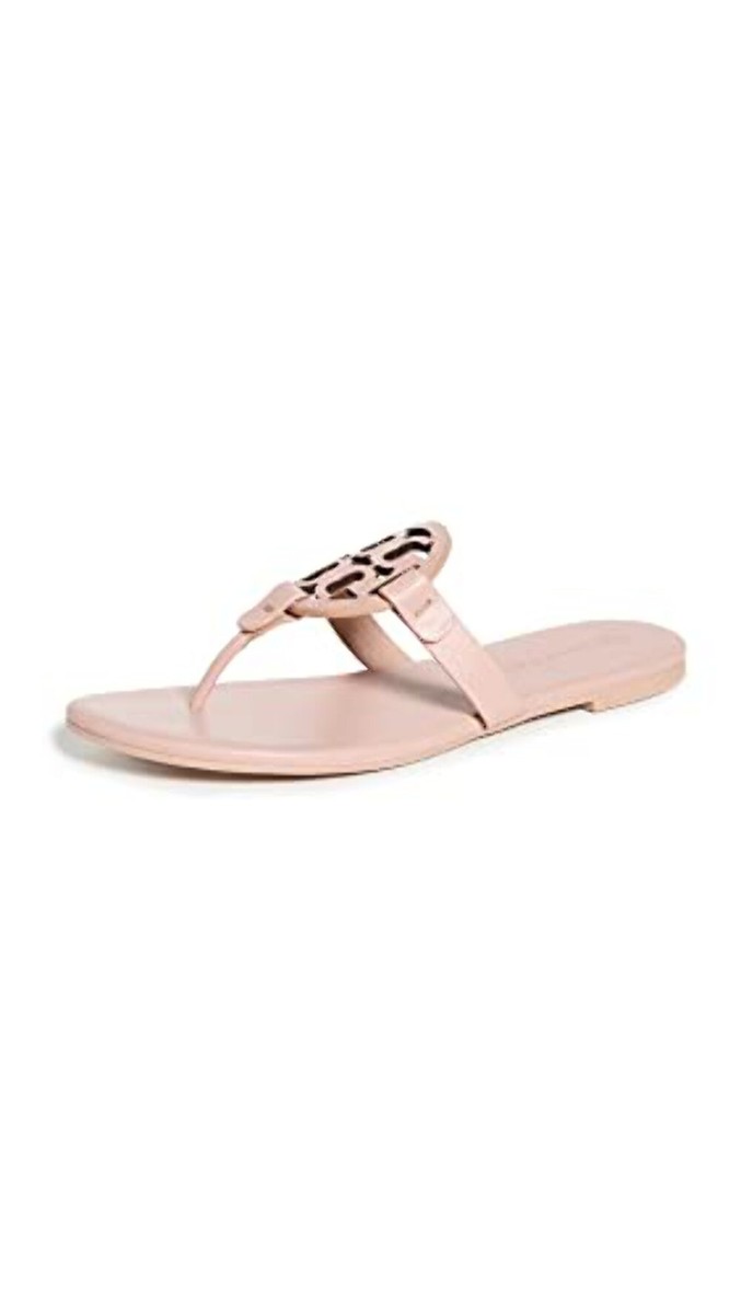 Tory Burch Women's Miller Soft Sandals, Light Makeup, Pink