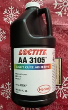 LOCTITE AA 3105 LITER Light Cure Adhesive (33.8 FL OZ)  P/N: 230367   ONE BOTTLE