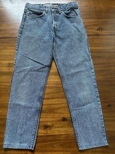 Levi’s 512 Silver Tab Acid Wash Jeans Skinny Fit 31x30 Made In USA Vintage 1990s