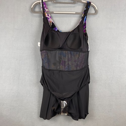 Rose Marie Reid Badeanzug Damen große Blumen gefüttert Einteiler Schwimmkleid - Bild 4 von 10