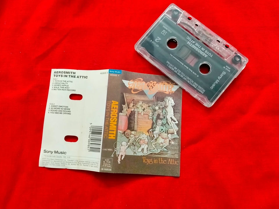 Aerosmith Toys In The Attic RARE original Cassette tape INDIA indian 1997 - Image 4 of 4
