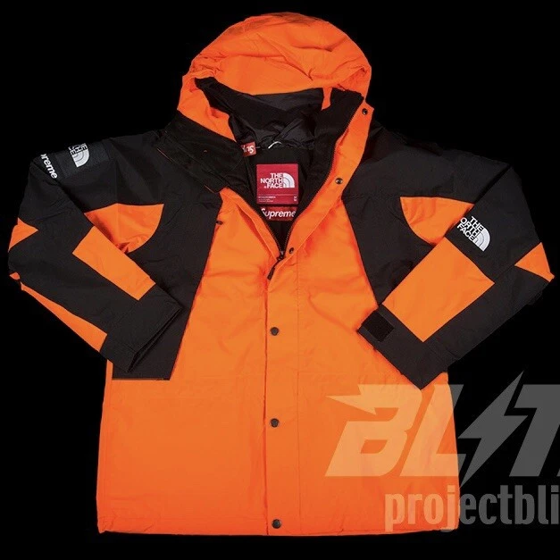 Veste légère de montagne orange FW16 Supreme The North Face taille L GRAND TNF 2016