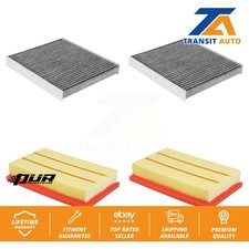 Air Cabin Filters (4 Total) Kit For Volkswagen Jetta Taos Golf SportWagen