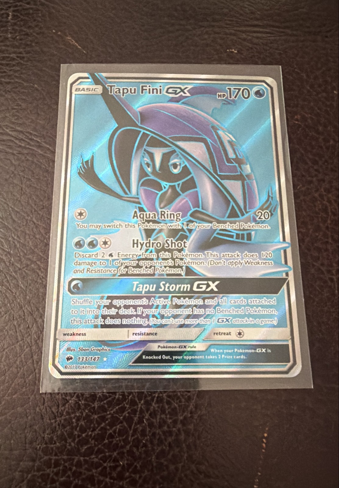 Tapu Fini GX (Full Art) 133/147 Sm-Burning Shadows Holo