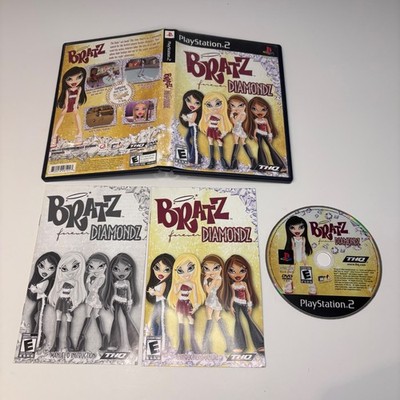 Bratz Forever Diamondz (Sony PlayStation 2 PS2, 2006) Complete CIB Tested Good