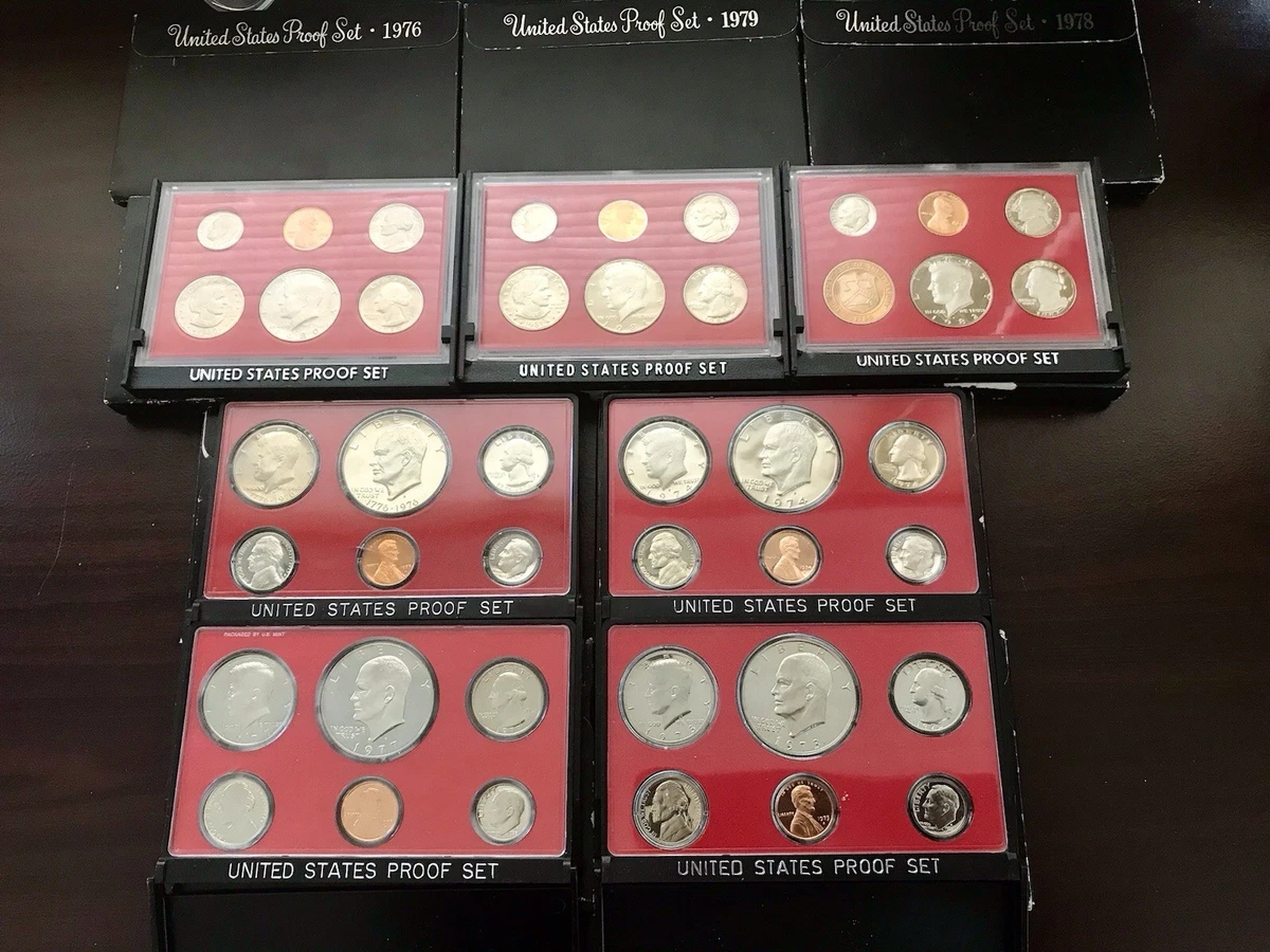 未曾流通1976 美国硬币铸币厂套装| eBay