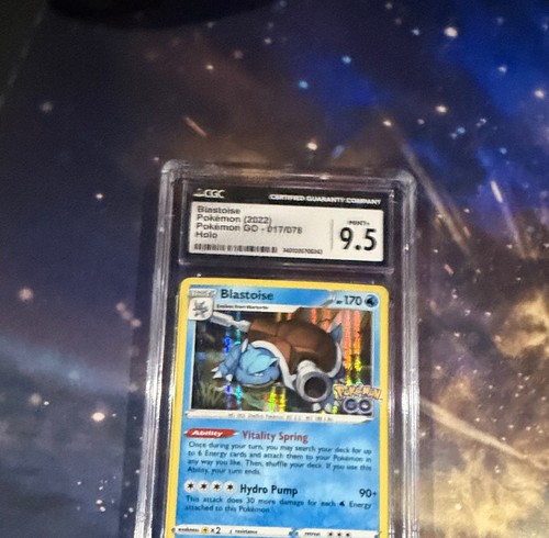 Blastoise graded CGC 9.5 for sale on eBay