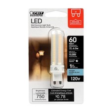 Feit Electric BP60G9/850/LED T4 Bombilla LED G9 Base, Regulable, 60W Ecualizador, 5000k Dayli