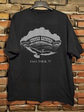Lynyrd Skynyrd 1977 Fall Tour Black Cotton T-shirt Size S-5XL