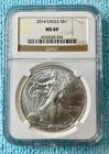 2014 * NGC * Silver Eagle S$1 * MS 69 * #4265620-294