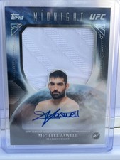 2026 Topps Midnight Ufc Rookie Relic Autographed Card Michael Ashwell
