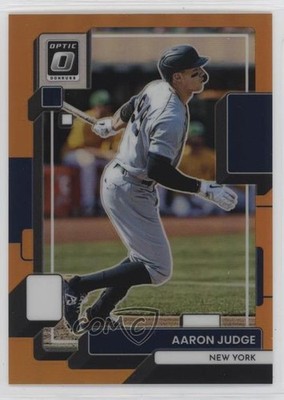 2022 Panini Donruss Optic Orange Prizm 14/125 Aaron Judge #156 15wb