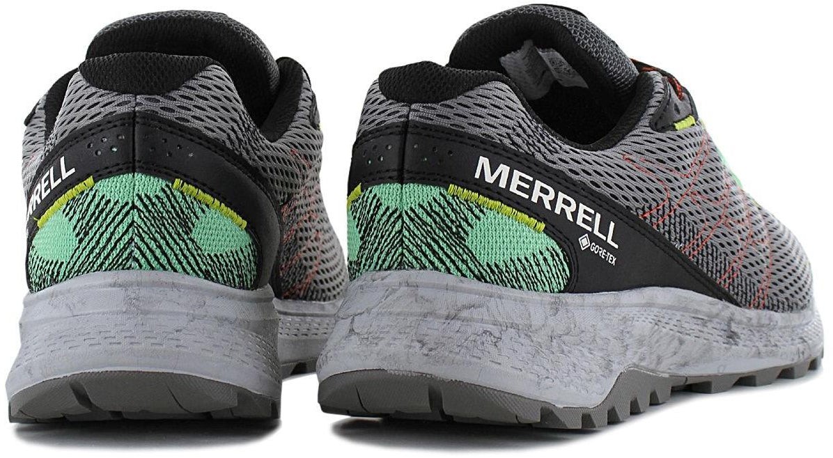 Scarpe da trail running Merrell Fly Strike GORE TEX da uomo grigie impermeabili GTX fuoristrada