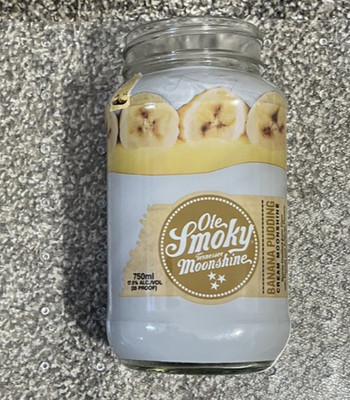 Ole Smoky Moonshine - Banana Pudding - Mason Jar - Empty - 750ml