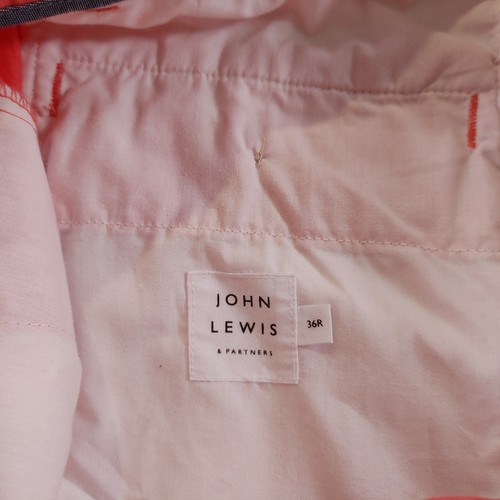 John Lewis Shorts Mens W36 Pink Coral Chino Casual - Picture 4 of 10
