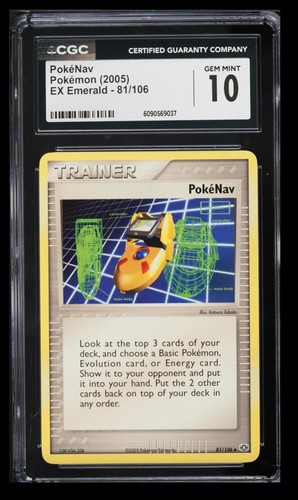 PokéNav graded CGC 10 for sale on eBay