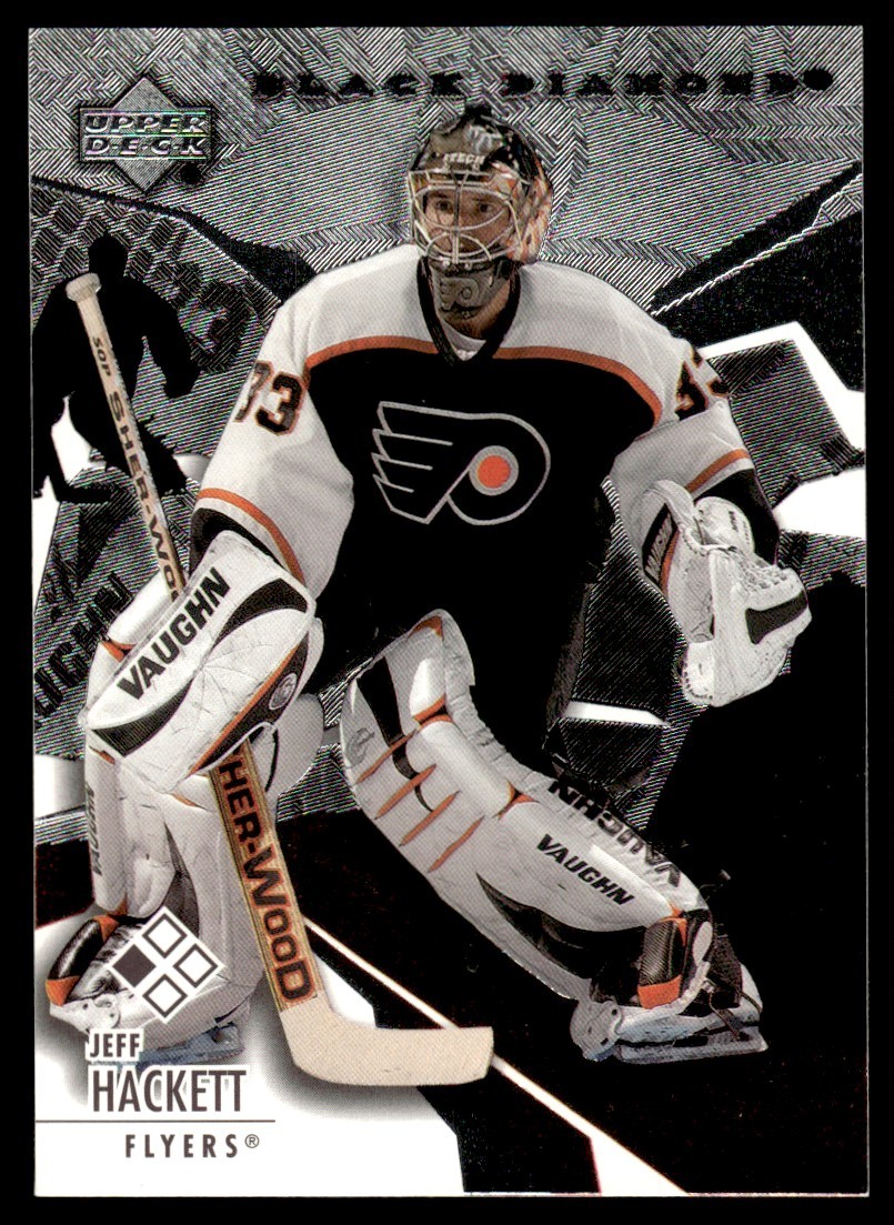 2003-04 Upper Deck Black Diamond Jeff Hackett Philadelphia Flyers #7