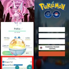 Pok mon PTC Go  Shiny Palkia Background Go Tour Kalos 2026   Move Special Rend  