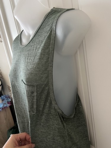 BCG Women's Athletic Fitness sleeveless Tank Top stretchy fit Crew Neck Pocket L - Picture 11 of 15