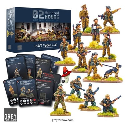 gfn-0200-32 - 02 Hundred Hours Stiff Upper Lip Expansion 28mm 1/56 Wargame 