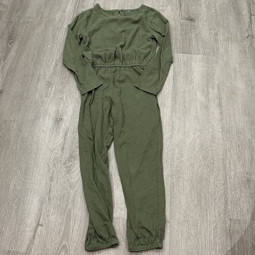 5t Toddler Girl Green Jumpsuit Longsleeve Pant Romper Old Navy - Picture 2 of 3