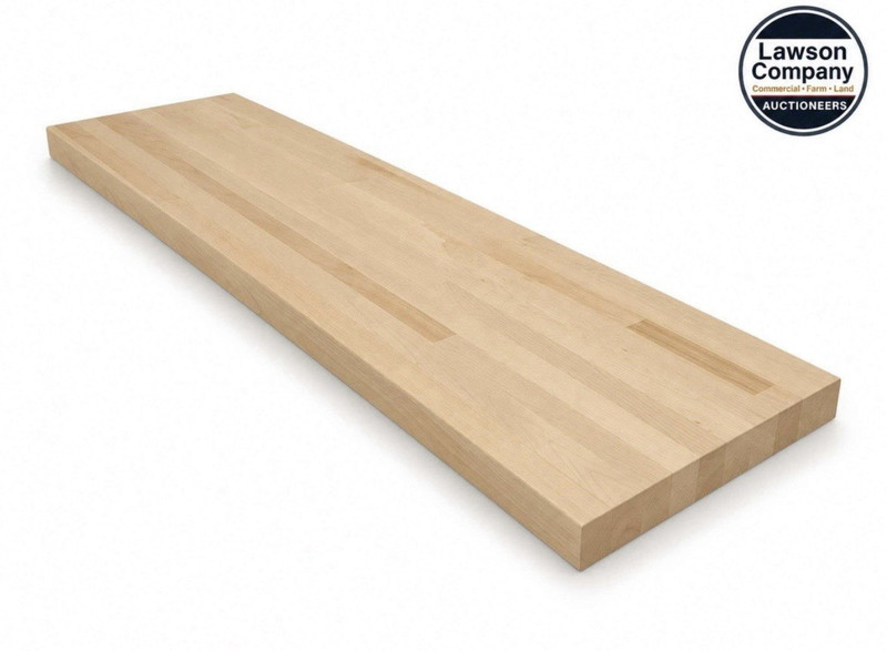 Hardwood Reflections Birch Floating Shelf Unfinished 10in x 4ft x 1.5in