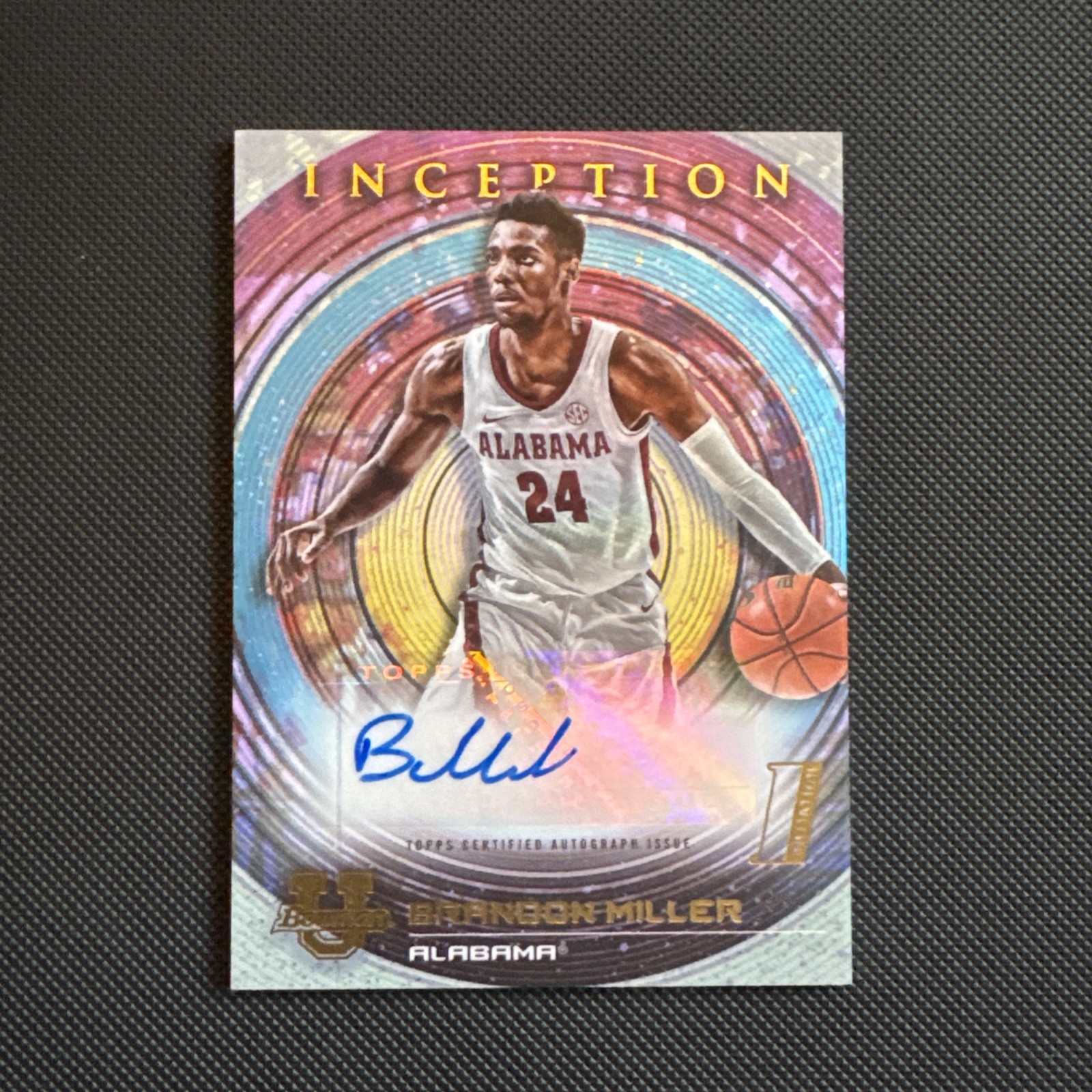 2022-23 Bowman Inception University - Autographs Brandon Miller #BIA-BM (AU, RC)