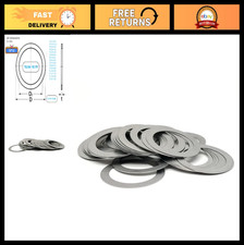 40PCS Metal Shim Washers M3-M12 Ultrathin Stainless Steel Flat Gaskets 10-12mm