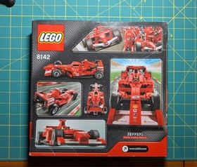 LEGO Racers: Ferrari 248 F1 1:24 (8142) USED 100 % COMPLETE, partlyUNUSED STICK!