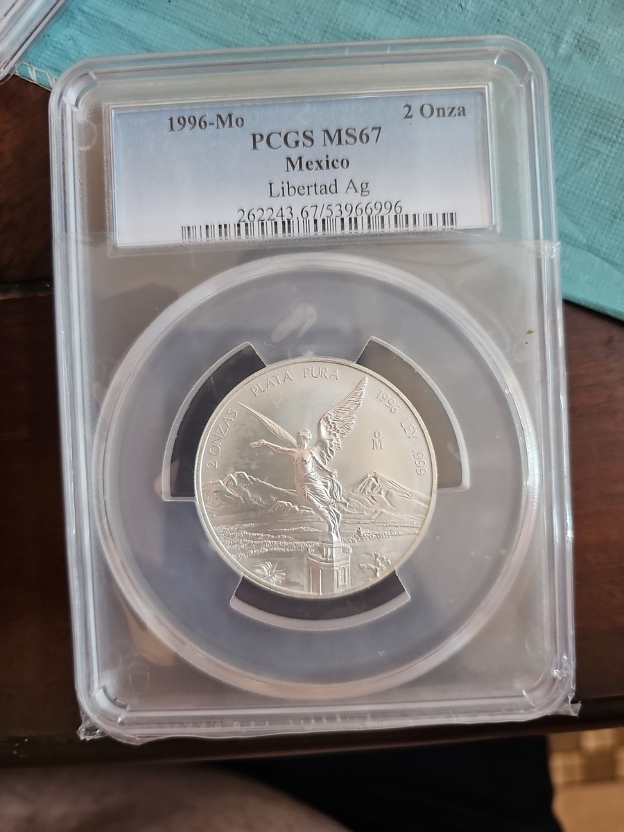 1996 2 Oz Libertad Ms 67 Pcgs Mexico | eBay