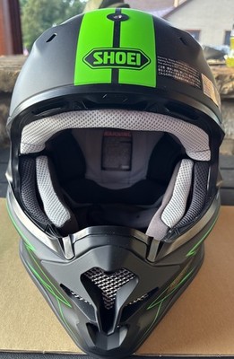 NEW Shoei VFX-W Hectic TC-4 Green/Black Motocross Helmet XL 61-62cm In Box