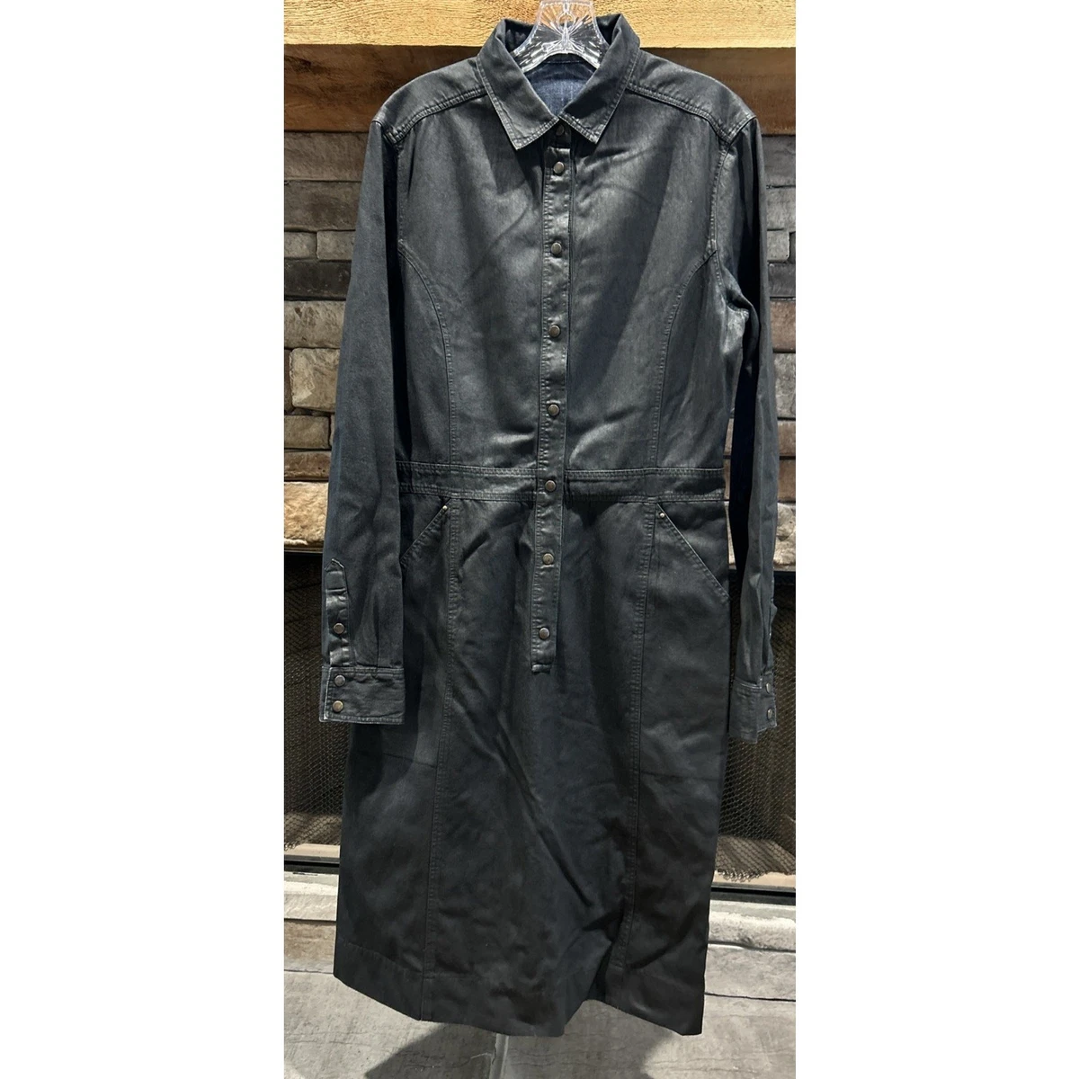 tomas maier denim dress Tomas Maier Denim Shirt Dress Womens Size 6