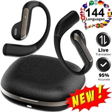 2026 Bluetooth AI Translator Earbuds 144 Language Real Time Translate Earphones