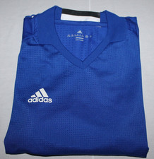 Boys Adidas Blue Jersey Short Sleeve Shirt Size Medium