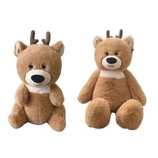 Plush Roe Deer Companion Doll Soft Stuffed Animal Toy For Kids Study Decors