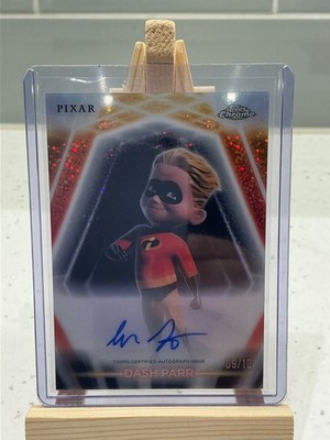 Topps Neon Disney - Dash Parr - The Incredibles - Spencer Fox Auto /10