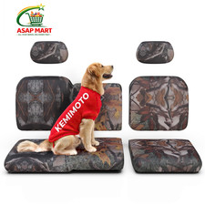 Kemimoto Utv Seat Cover Set Camo For 6040 Split Back Compatible