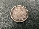 1891-O Seated Liberty Silver Dime XF  New Orleans -A64