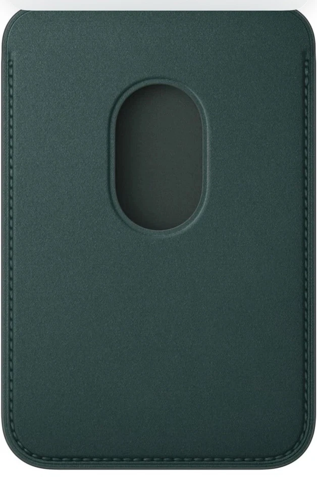 Cartera tejida fina Apple iPhone con MagSafe - Verde oscuro ​​​​​​​​​​​​​​​​​​​​​​​​​​​​​​​​​​​​​​​​​​​​​​ Foto 4 de 4