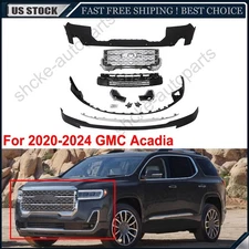 Front Bumper Cover Kit w/Light For 2020 2021-2024 GMC Acadia Denali 84779372