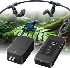 Automatic Reptile Misting  Humidifying System, Auto Rain Sprayer, 2 Nozzles, Au