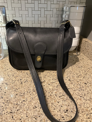 Coach Vintage Rambler Glovetanned Leather 9735 NYC Black | eBay