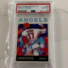 2021 Topps Project 70 *POP 31* - 1964 Baseball Shohei Ohtani #488 Limited Run