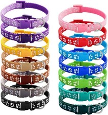14 PCS Random Color Pet Collars - Perfect, for Cats  Small Dogs - NEW