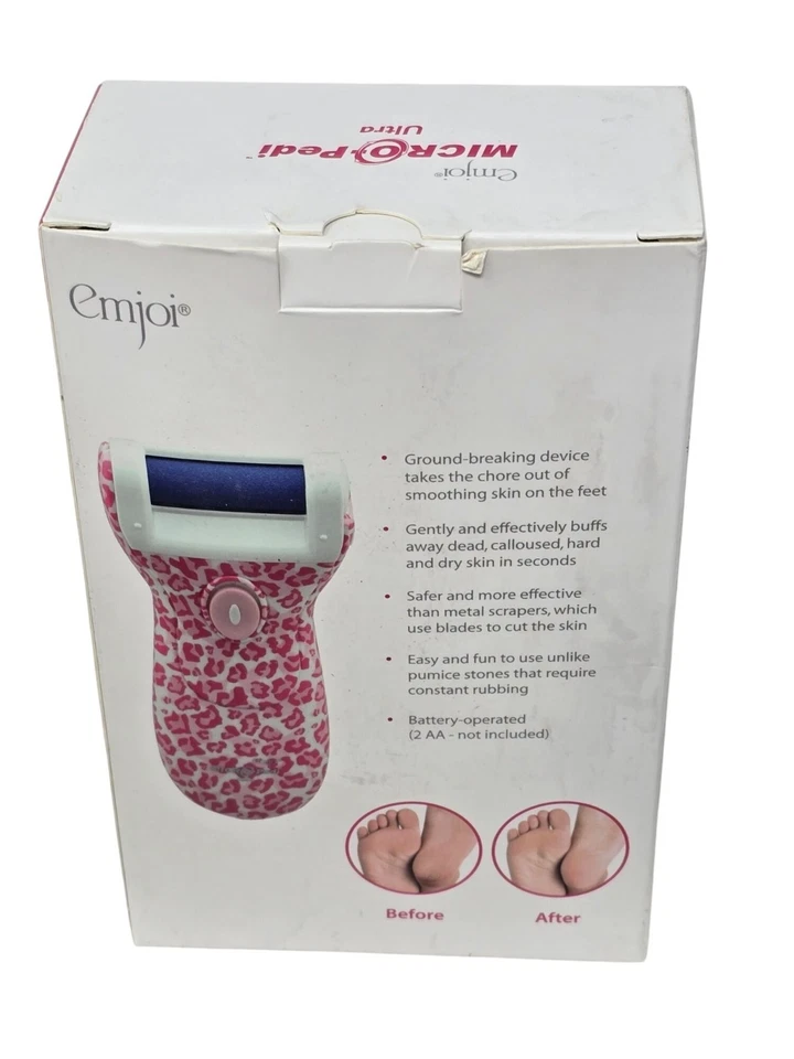 Emjoi Micro-Pedi Ultra Callus Remover Pink Leopard Print - Image 2 of 4