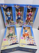 5 Vintage Sailor Moon Adventure Dolls 17" Jupiter Mars Venus Mercury In Box READ