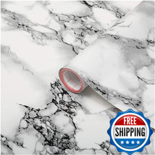 D-C-Fix 346-0047-3Pk Decorative Self-Adhesive Film Marble White 17 X 78 Roll